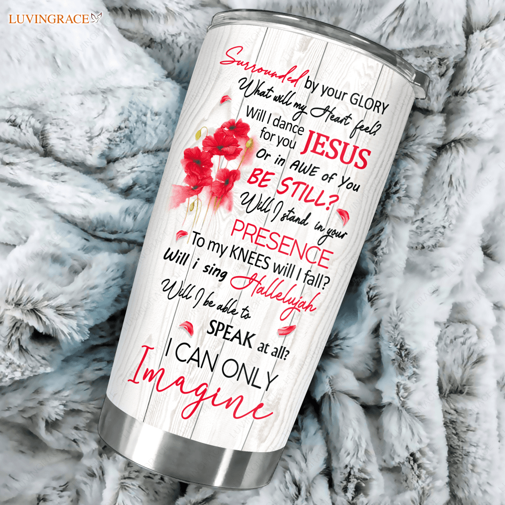 Personalized Pink Flower Glory Customized Tumbler Tumbler
