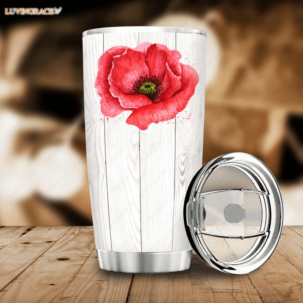 Personalized Pink Flower Glory Customized Tumbler Tumbler