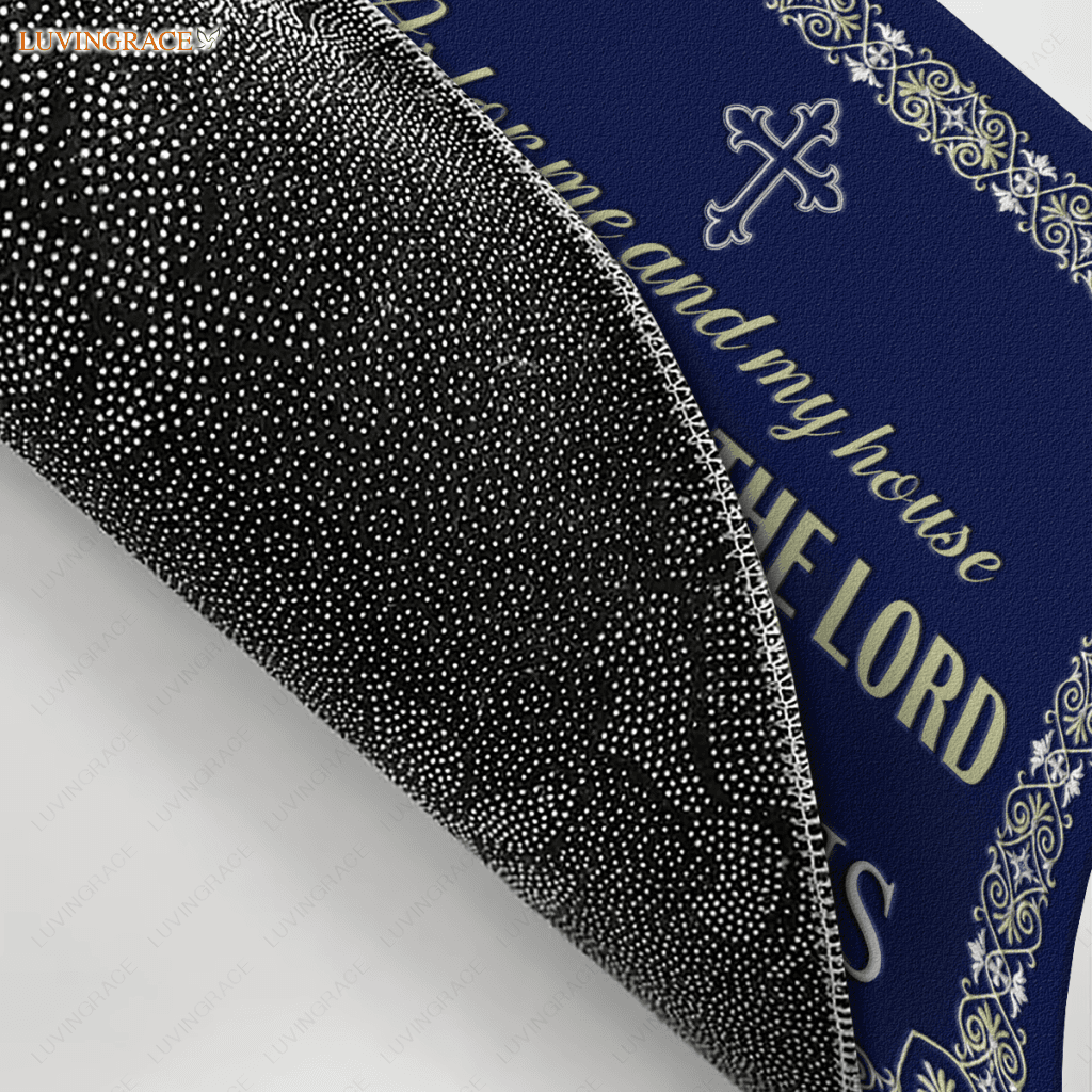 Personalized Serve The Lord Catholic Doormat