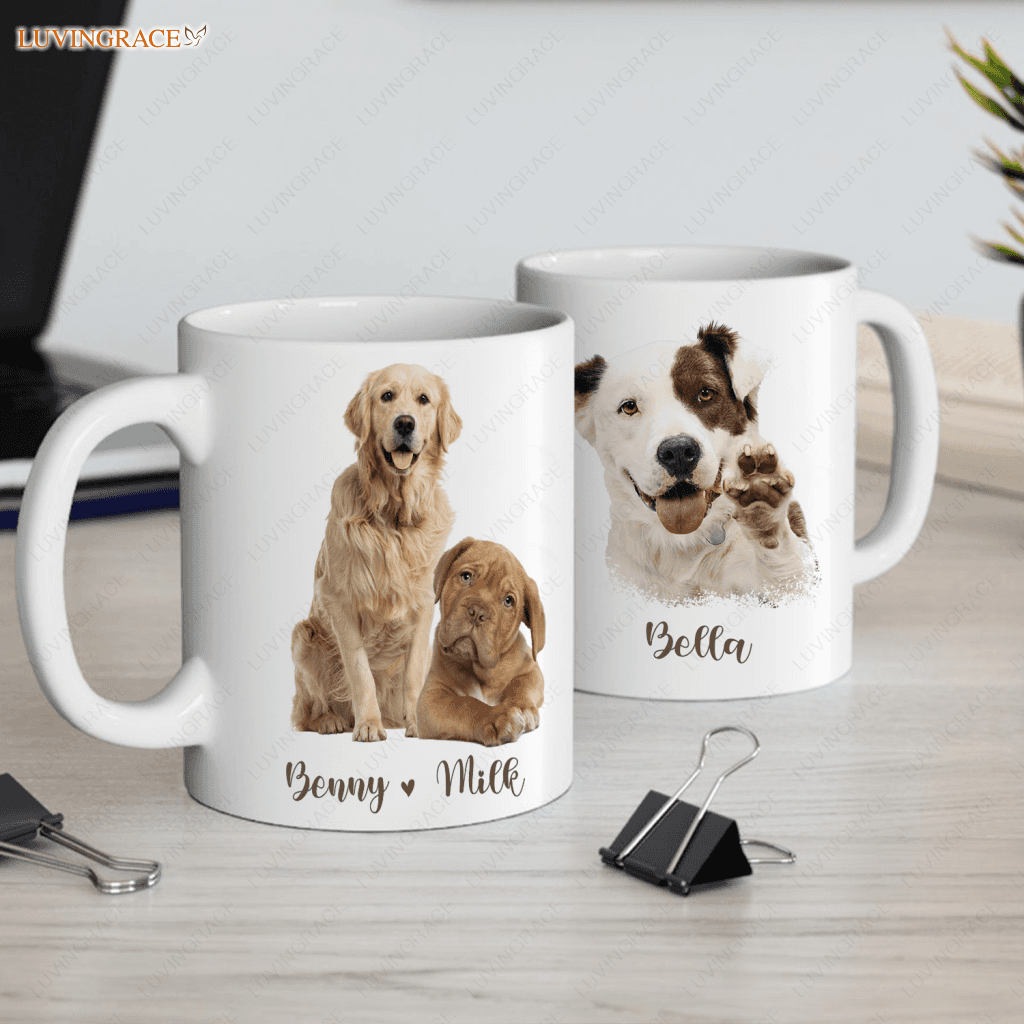 Pet Portrait Custom Coffee Mug Ceramic