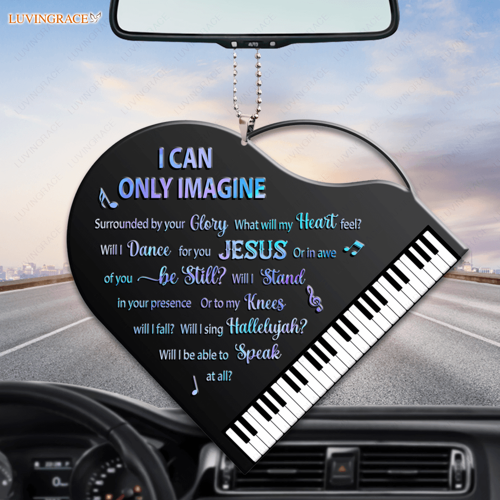 Piano Heart Surrounded By The Glory Ornament