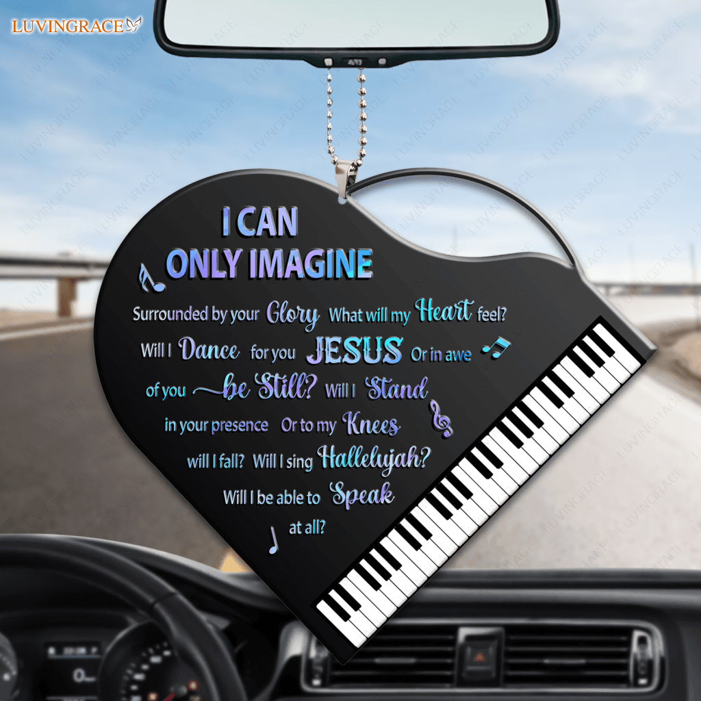 Piano Heart Surrounded By The Glory Ornament