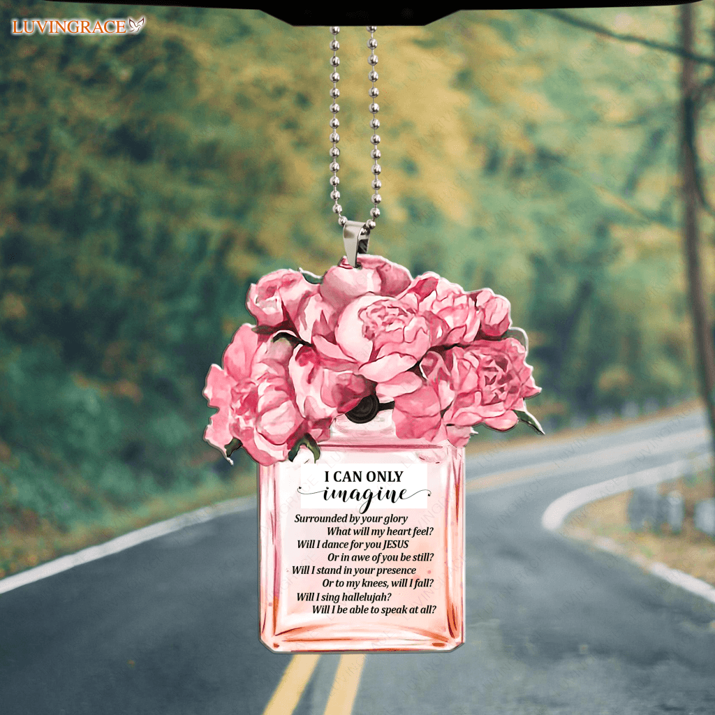 Pink Peony Perfume Glory Ornament