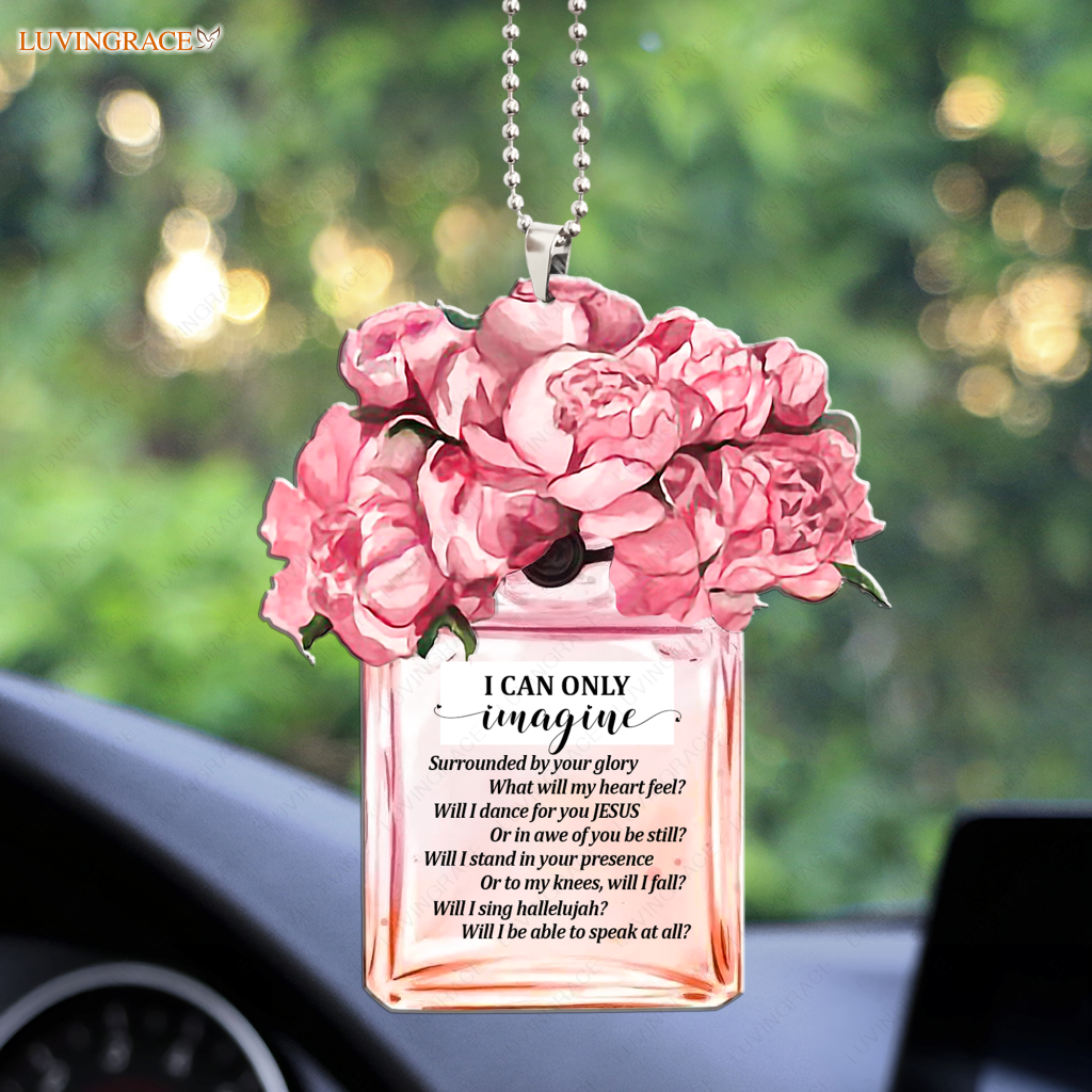 Pink Peony Perfume Glory Ornament