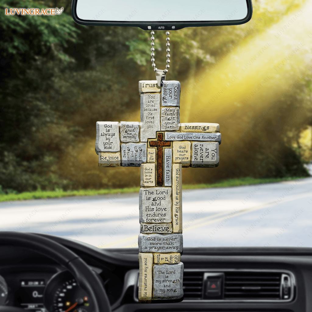 Prayers Cross Ornament