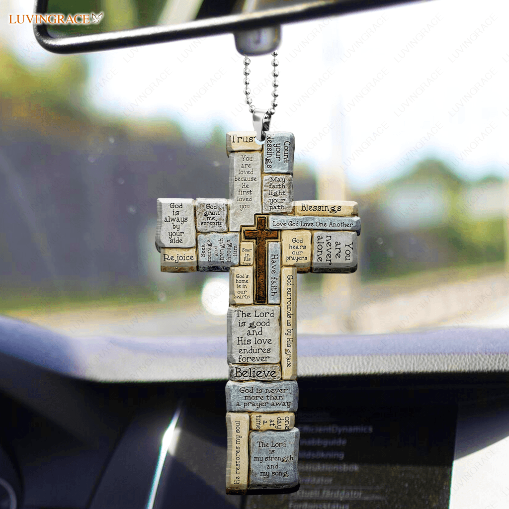 Prayers Cross Ornament