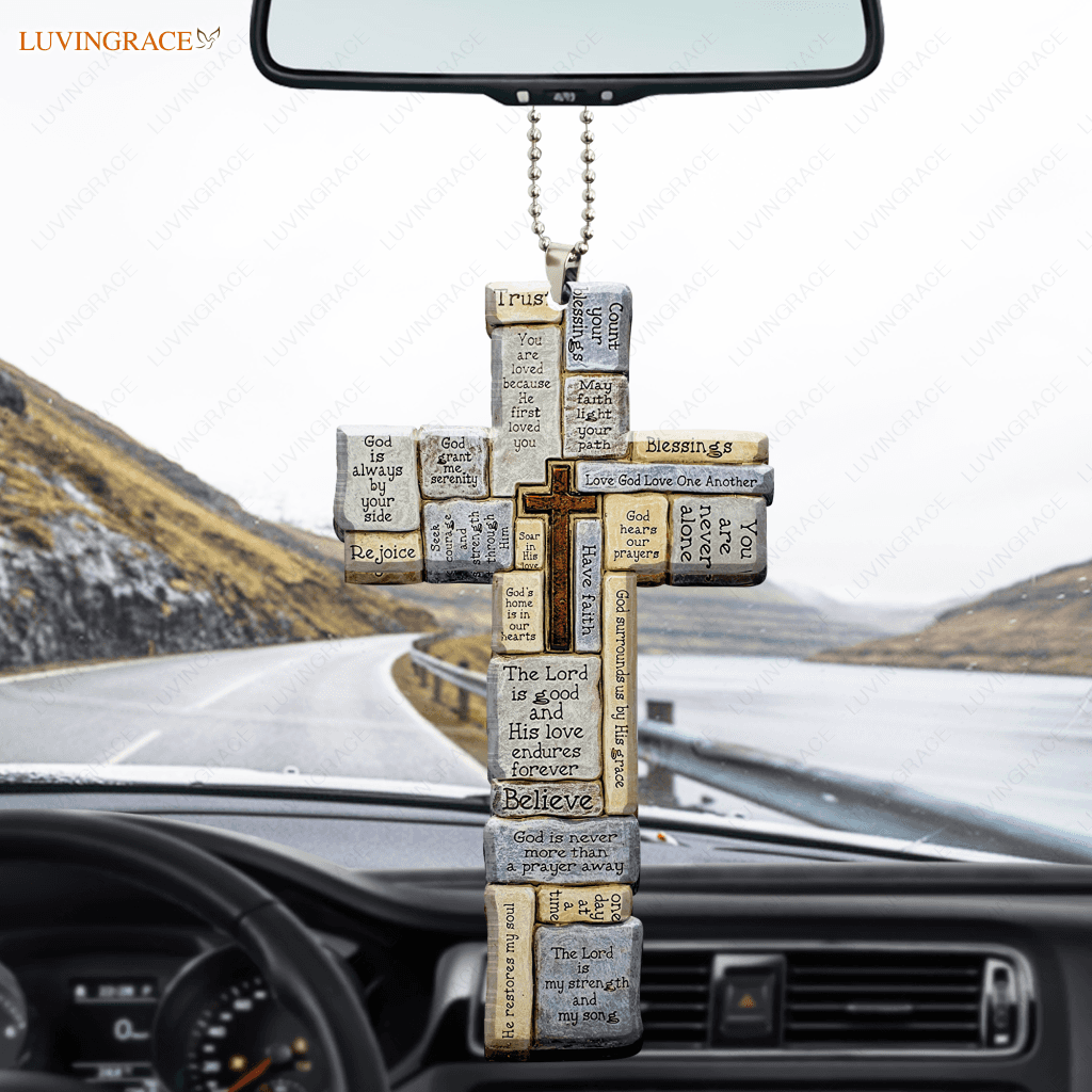 Prayers Cross Ornament