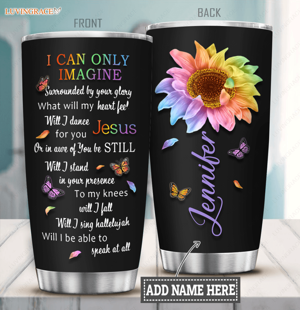 Purple Sunflower Personalized Tumbler Tumbler