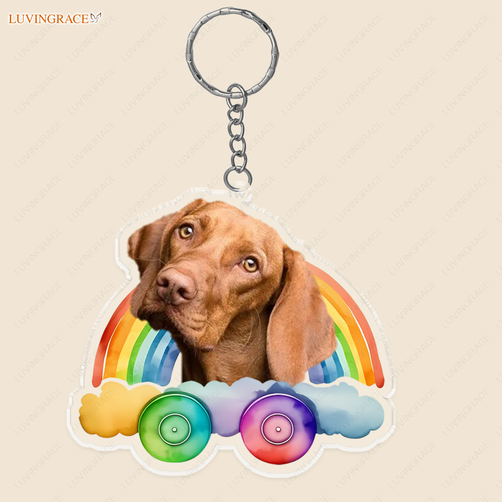 Rainbow Cloud Pet Ornament - Personalized Car Hanging