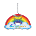 Rainbow God Says You Are Ornament