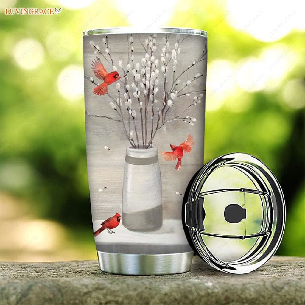 Red Bird Serving God Tumbler Tumbler