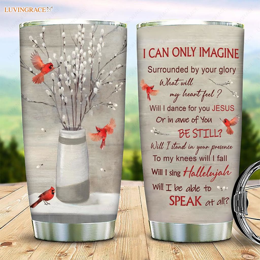 Red Bird Serving God Tumbler Tumbler