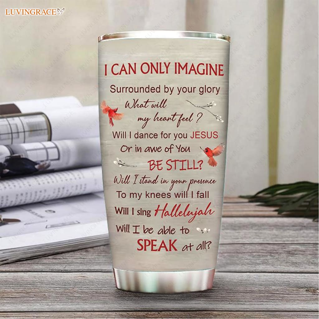 Red Bird Serving God Tumbler Tumbler