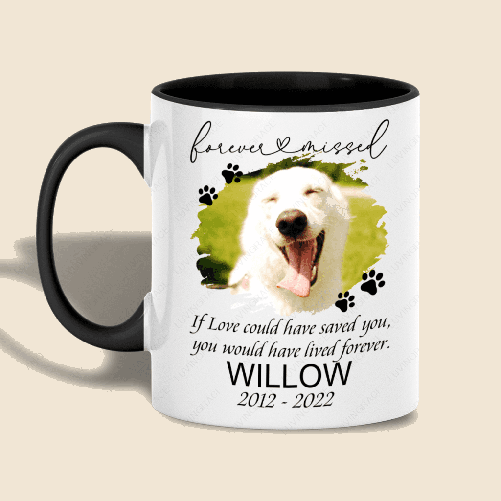 Remembrance Pet Memorial Photo - Personalized Custom Mug