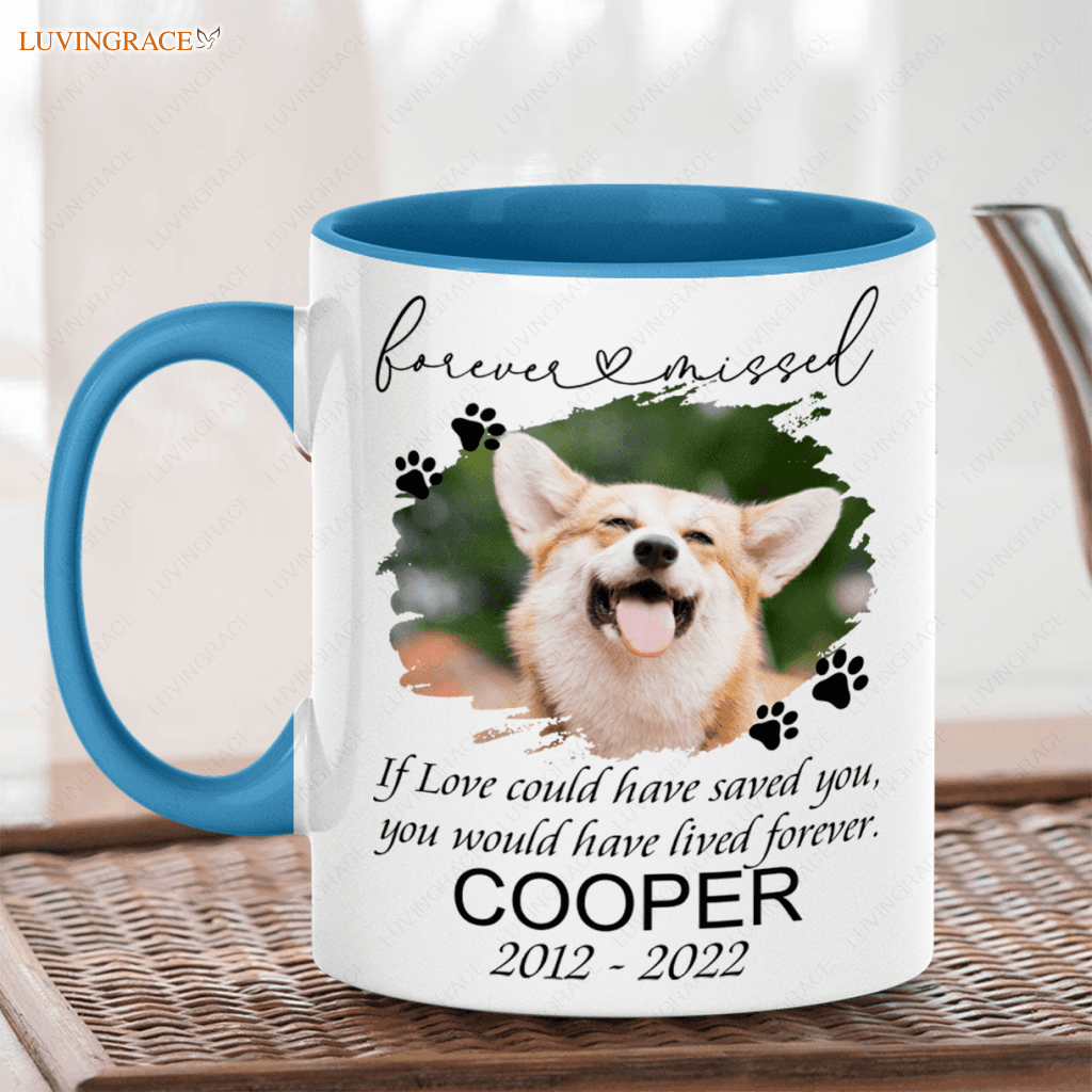 Remembrance Pet Memorial Photo - Personalized Custom Mug Ceramic