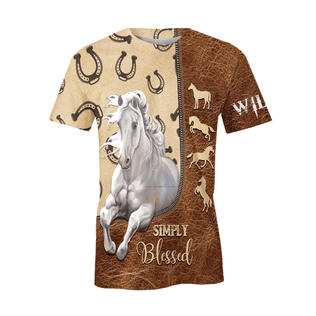 Simply Blessed Horse Personalized Hoodie