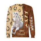 Simply Blessed Horse Personalized Hoodie