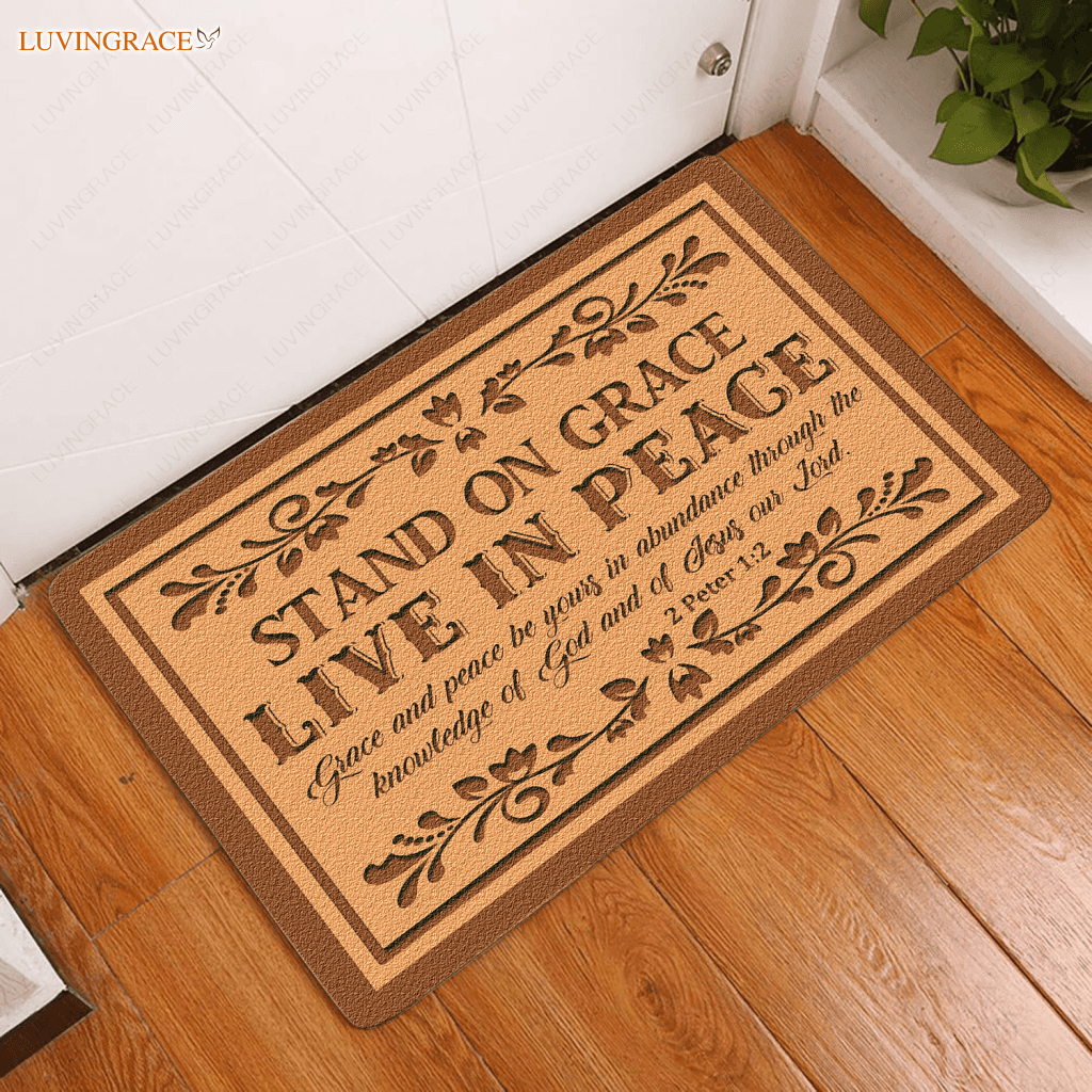 Stand On Grace Doormat