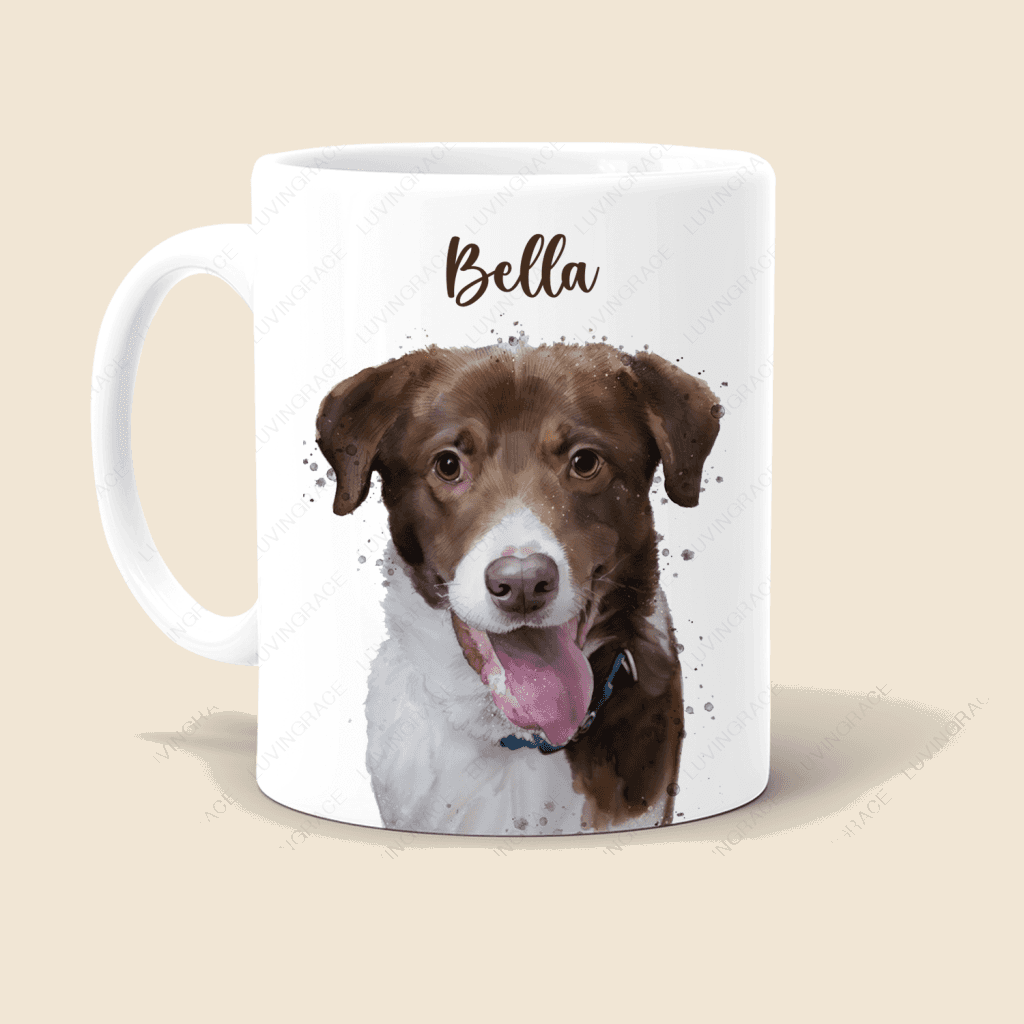 Stunning Masterpiece Pet Mug From Photo - Personalized Custom Mug
