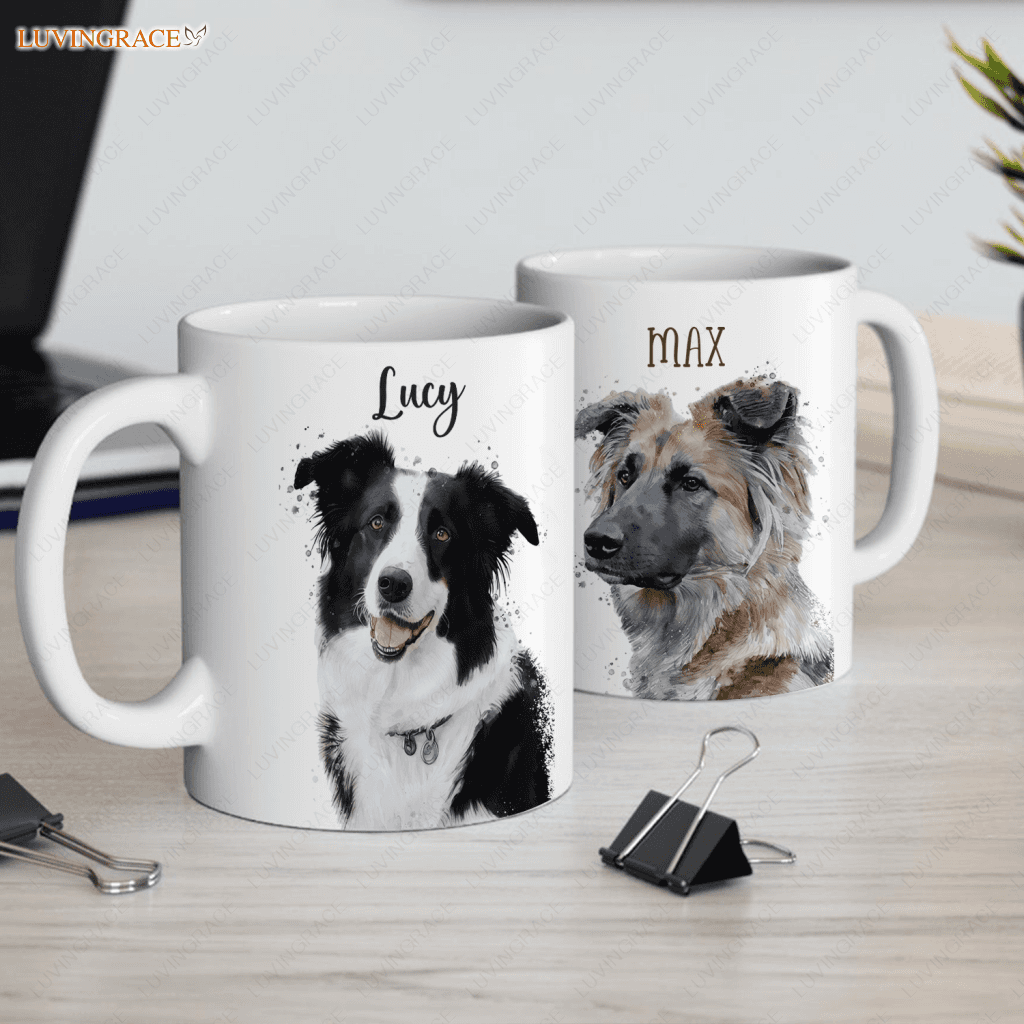 Stunning Masterpiece Pet Mug From Photo - Personalized Custom Ceramic