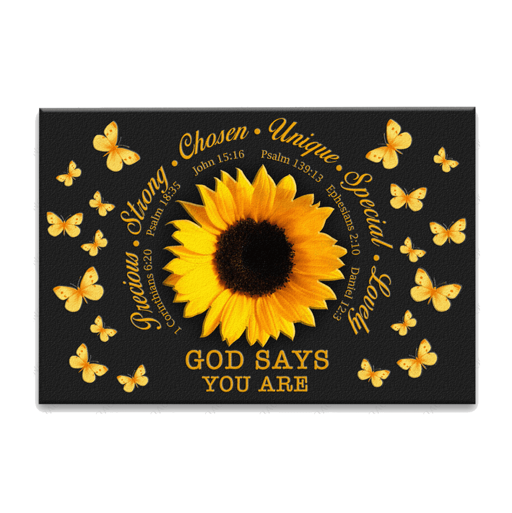 Sunflower God Says You Are Doormat
