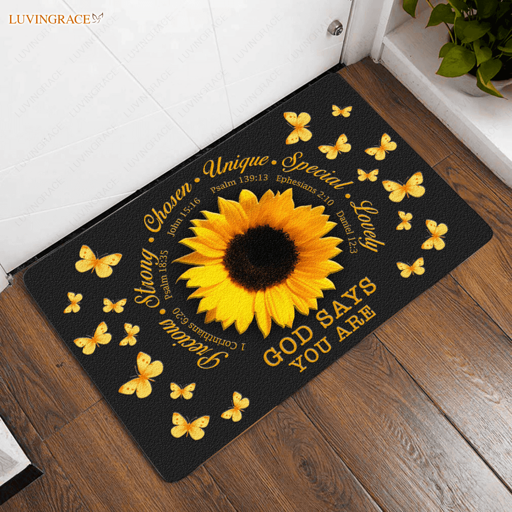 Sunflower God Says You Are Doormat