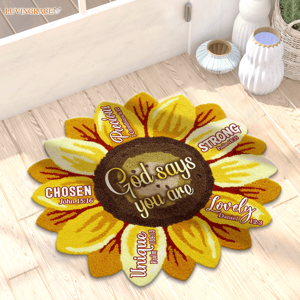 Sunflower God Says You Are Doormat
