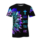 Sunflower God Says You Are Hoodie