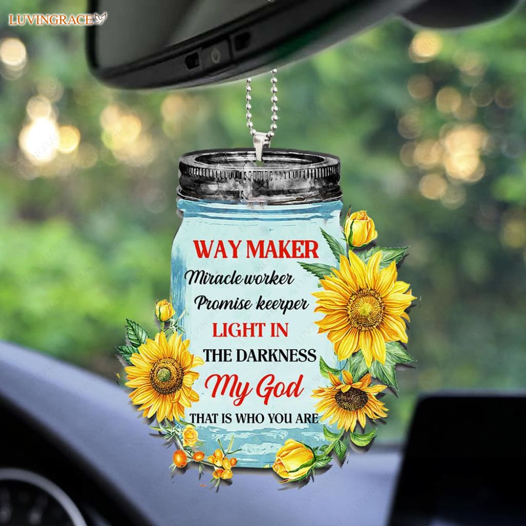 Sunflower Jar Way Maker Ornament