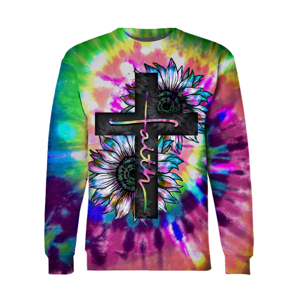 Sunflower Silhouette Zipper Hoodie