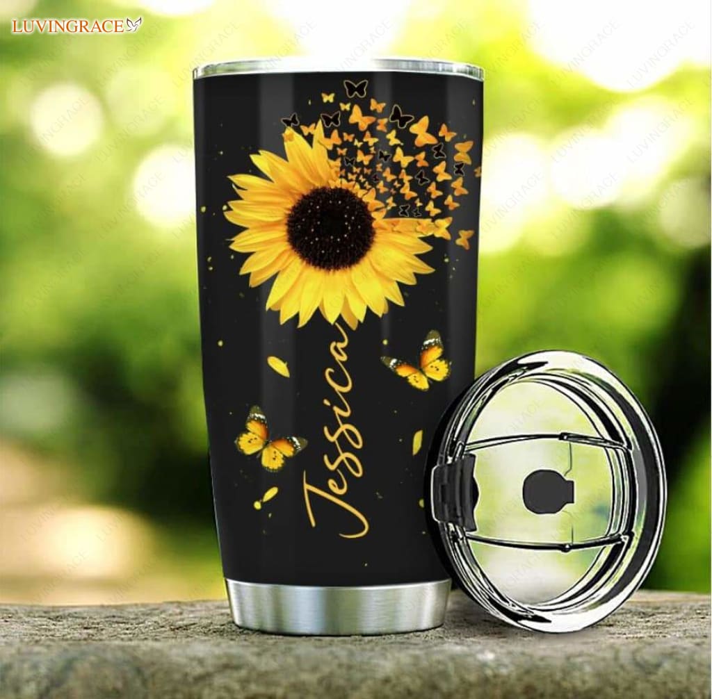Sunflower I Can Only Imagine Customized Tumbler Tumbler