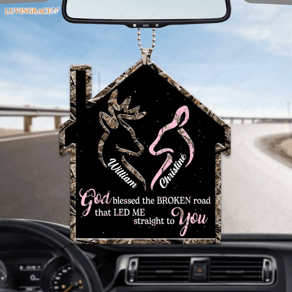 Sweet Home Of Buck And Doe Personalized Ornament