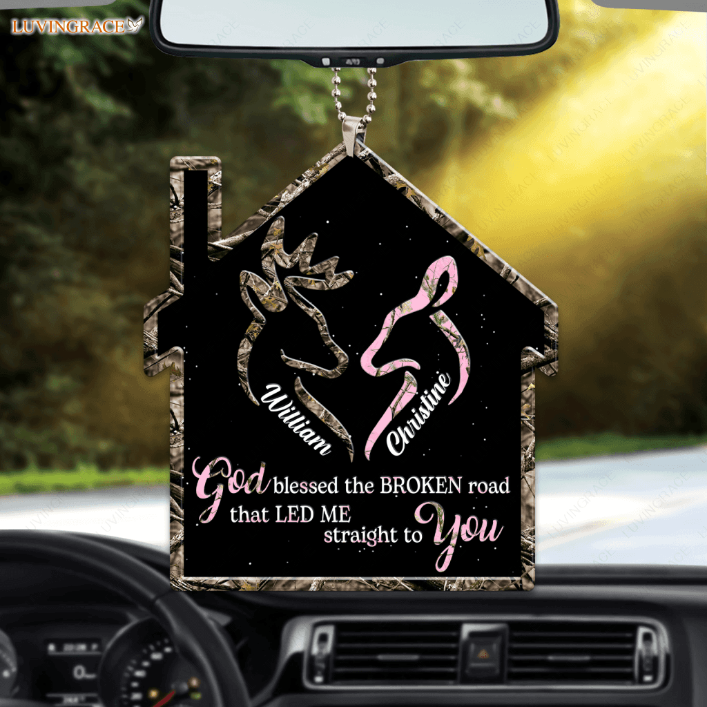Sweet Home Of Buck And Doe Personalized Ornament