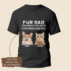 The Snack Dealer Is Here - Pet Personalized Custom Shirt - Gift For Pet Owners, Pet Lovers