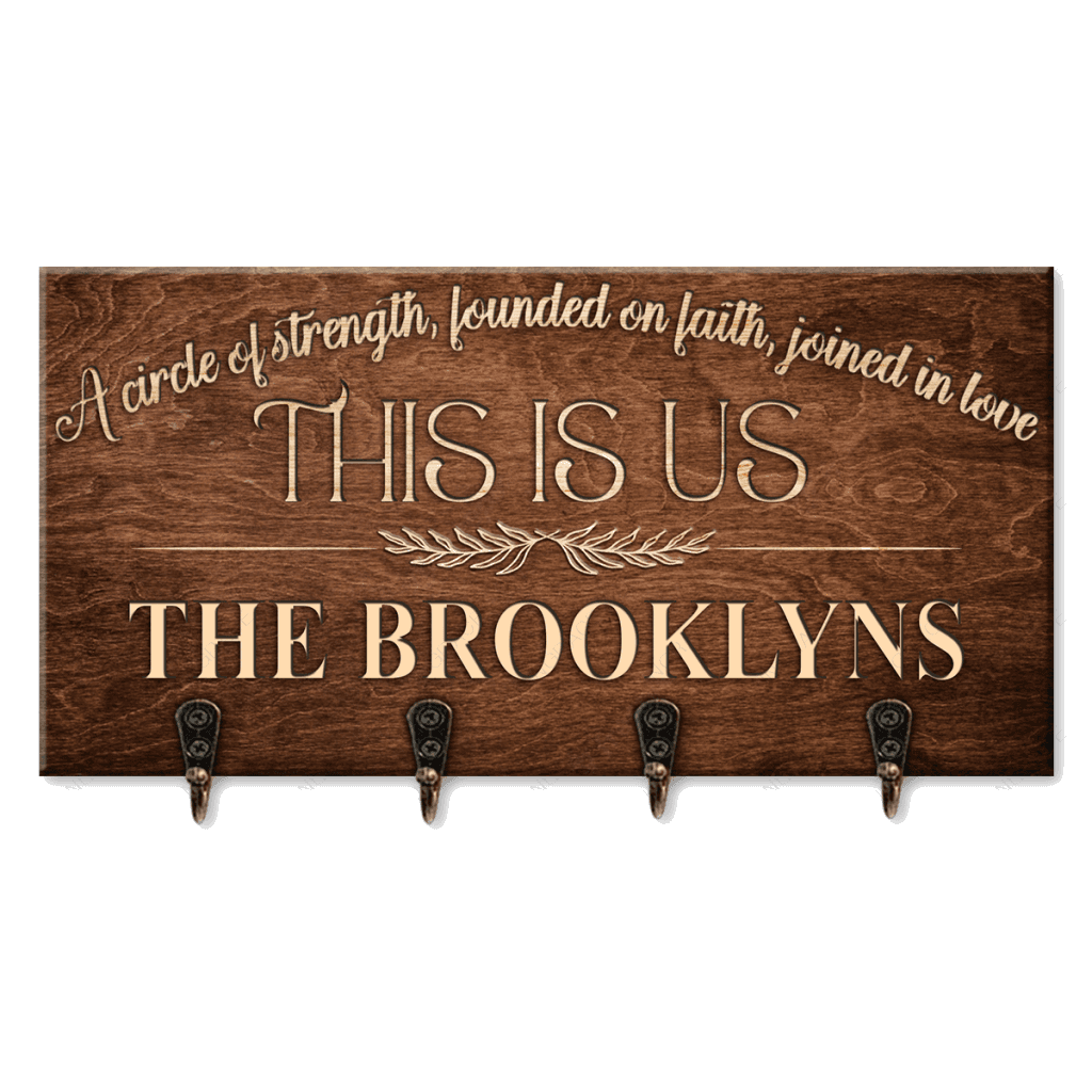 This Is Us Personalized Key Hanger