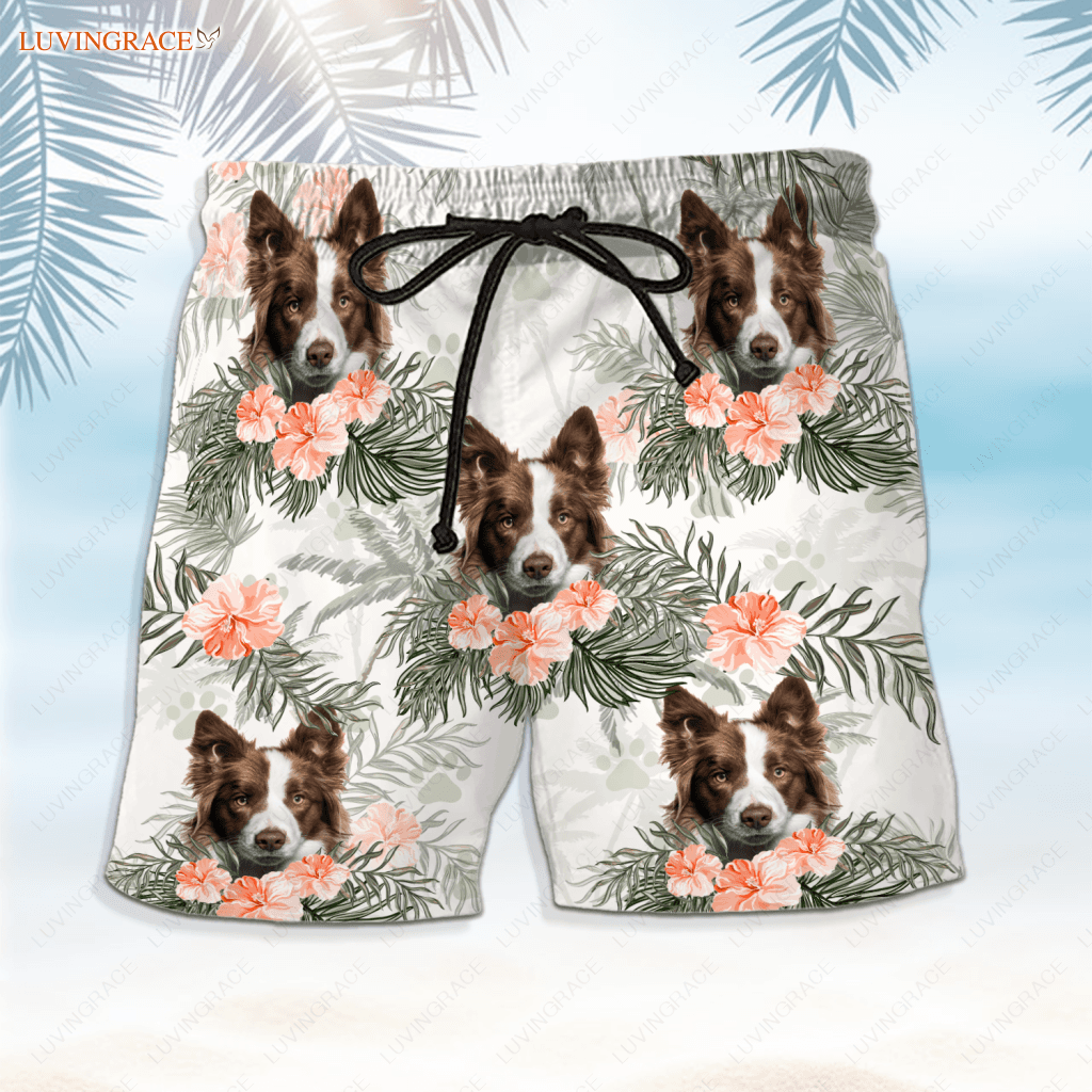 Tropical Summer Hawaii Upload Image Family Dog Cat - Personalized Custom Unisex Hawaiian Shirt