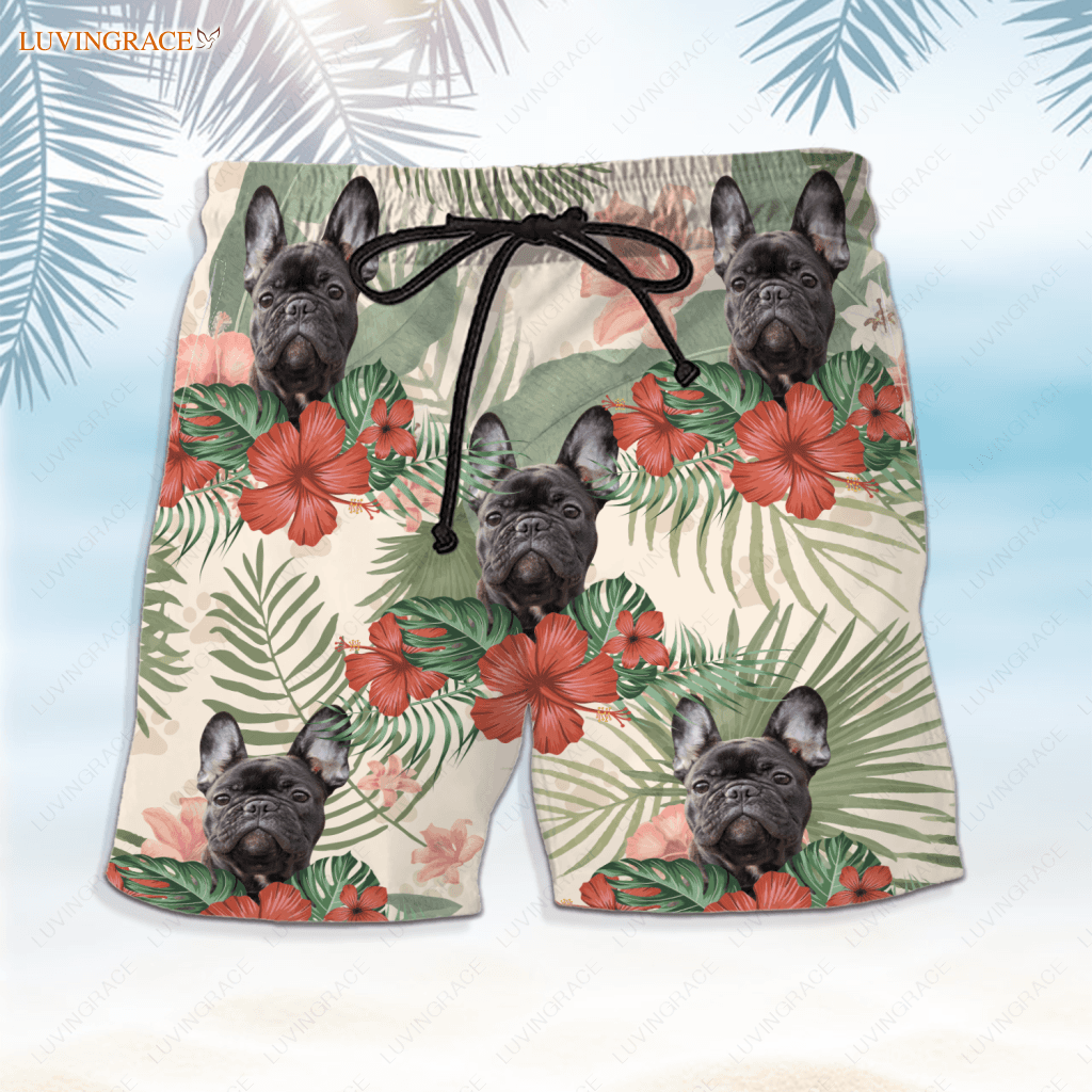 Tropical Summer Hawaii Upload Image Family Dog Cat - Personalized Custom Unisex Hawaiian Shirt
