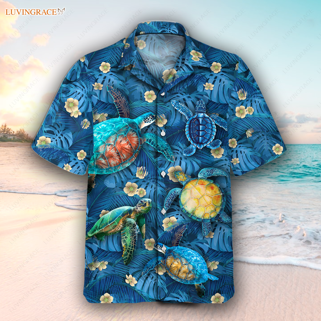 Tropical Turtle Hawaiian Shirt