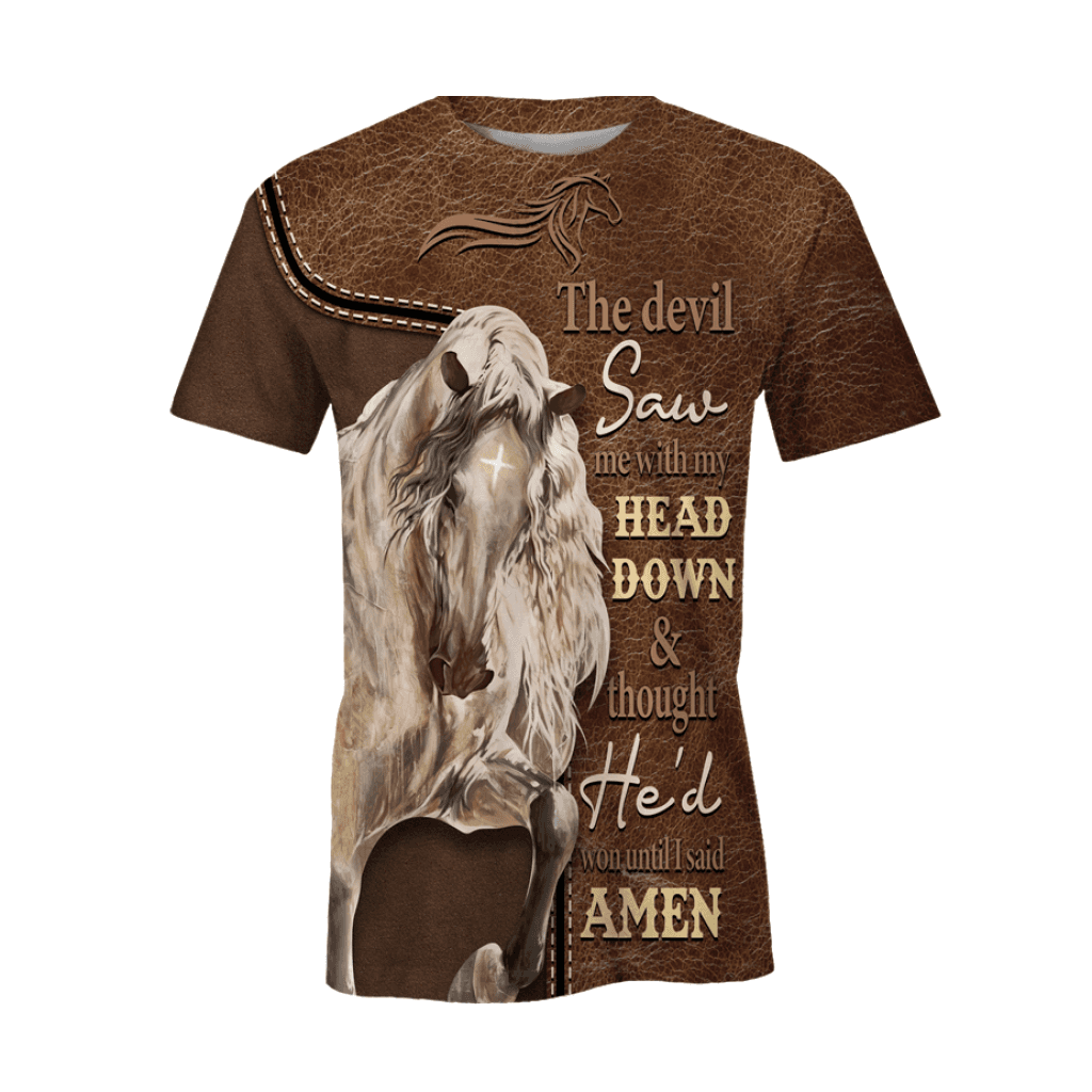 Until I Said Amen Horse Hoodie