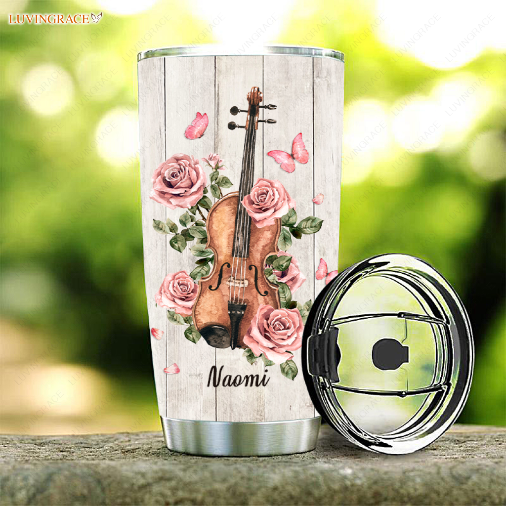 Violin Surrounded By Glory Personalized Tumbler Tumbler