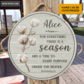 Personalized For Every Reason Is God Wood Circle Sign