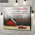 Red Barn Amazing Grace Wall Art