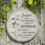 Personalized For Every Reason Is God Wood Circle Sign
