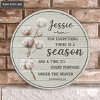 Personalized For Every Reason Is God Wood Circle Sign