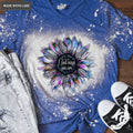 Flower Silhouette God Says You Are Bleached T-Shirt