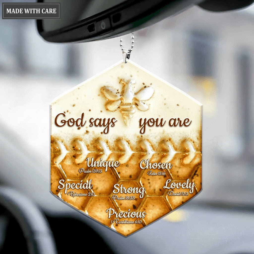 Honeybee God Says You Are Ornament