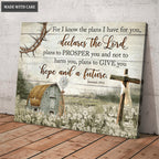 For I Know the Plans I Have For You Wall Art