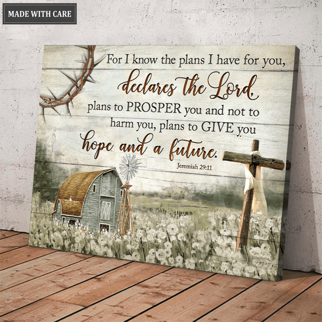 For I Know the Plans I Have For You Wall Art