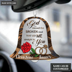 Hologram Bell God Blessed Personalized Ornament