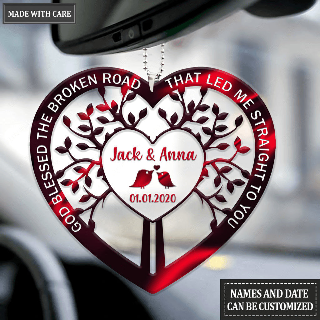 Tree Of Love God Blessed Personalized Ornament